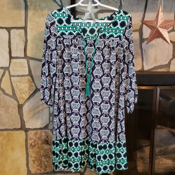 crown & ivy Dresses & Skirts - Crown and Ivy Fish Dress Sz XS